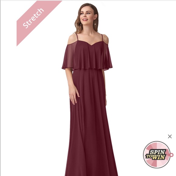 Azazie Britta bridesmaid dress. Size 10 - Picture 1 of 2